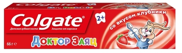 Зубна паста Colgate Доктор Заєць зі смаком полуниці, 50 мл - Pampik - 2