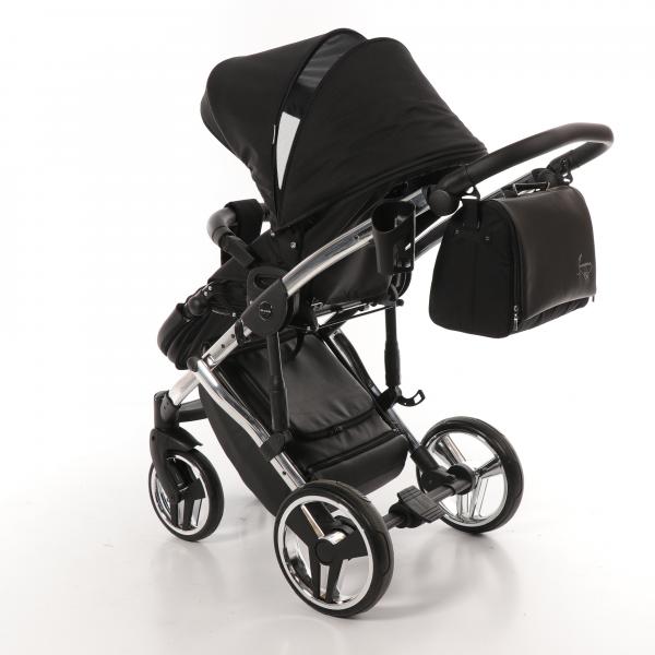 Універсальна коляска 2 в 1 Junama Diamond S-line 03, чорний (JD-SL-03) - Pampik - 9