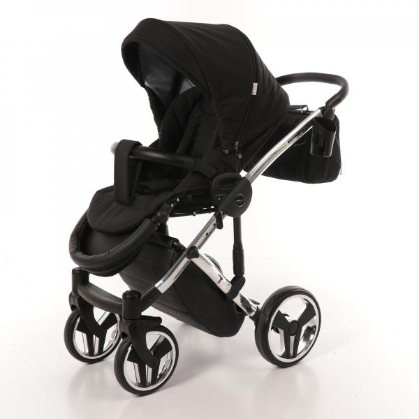 Універсальна коляска 2 в 1 Junama Diamond S-line 03, чорний (JD-SL-03) - Pampik - 7