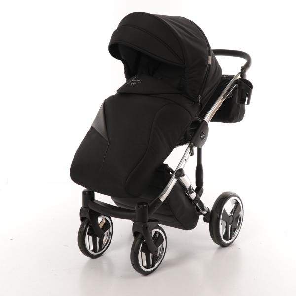 Універсальна коляска 2 в 1 Junama Diamond S-line 03, чорний (JD-SL-03) - Pampik - 5