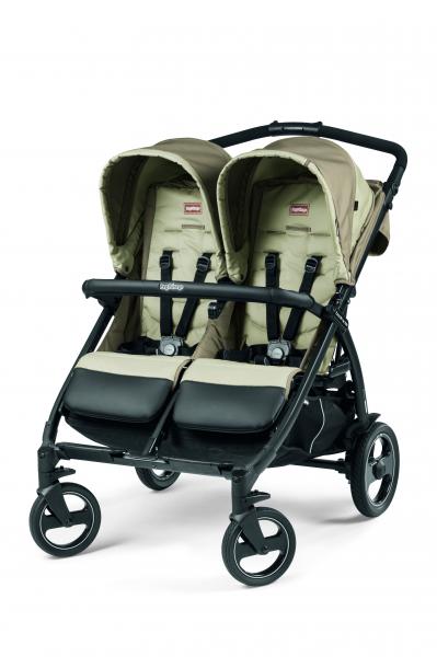 

Прогулочная коляска для двойни Peg-Perego Book For Two Class Beige, бежевый (IP05280000SU36SU56