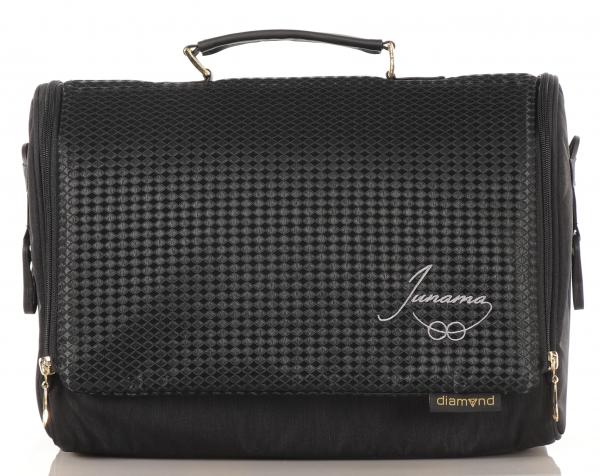 Універсальна коляска 2 в 1 Junama Diamond S-line 02, чорний з золотим (JD-SL-02) - Pampik - 14