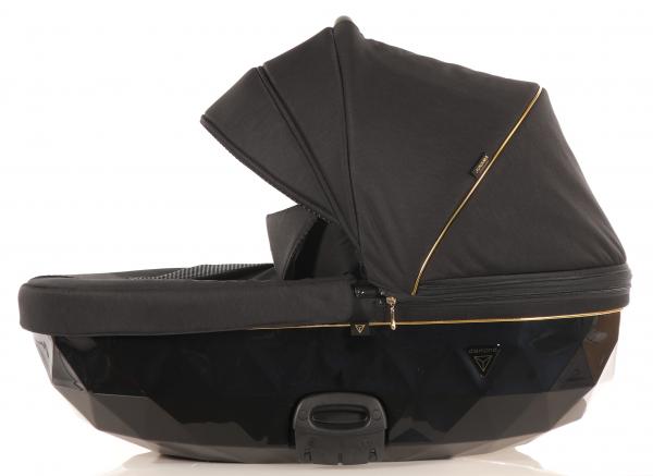 Універсальна коляска 2 в 1 Junama Diamond S-line 02, чорний з золотим (JD-SL-02) - Pampik - 13