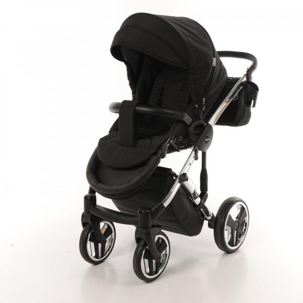 Універсальна коляска 2 в 1 Junama Diamond S-line 03, чорний (JD-SL-03) - Pampik - 6