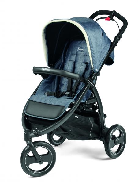 

Прогулочная коляска Peg-Perego Book Cross Luxe Mirage, серый с синим (IP02300000BA71PL00, Синий