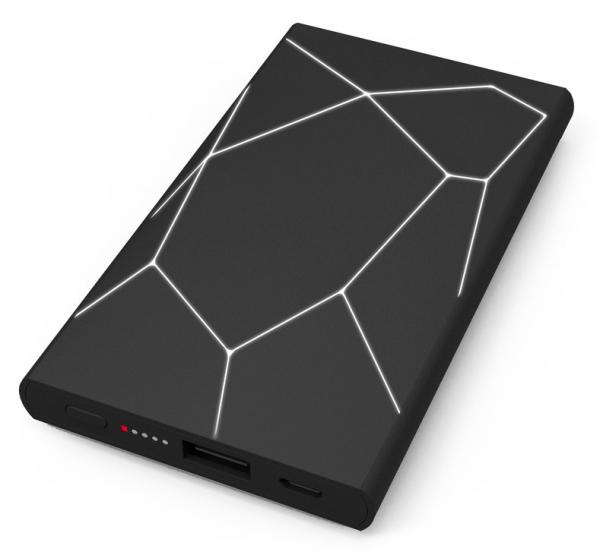 

Внешний аккумулятор Xoopar Geo Wireless Powerbank, черный (XP61066.21L