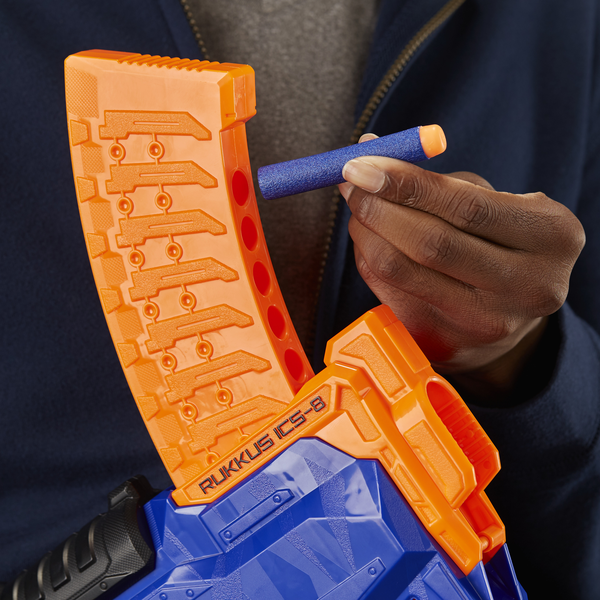 Бластер Hasbro Nerf N-Strike Elite Rukkus ICS 8 (E2654) - Pampik - 12