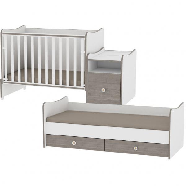 Ліжечко-трансформер Lorelli Trend Plus new, світло-сірий (20674) - Pampik - 3