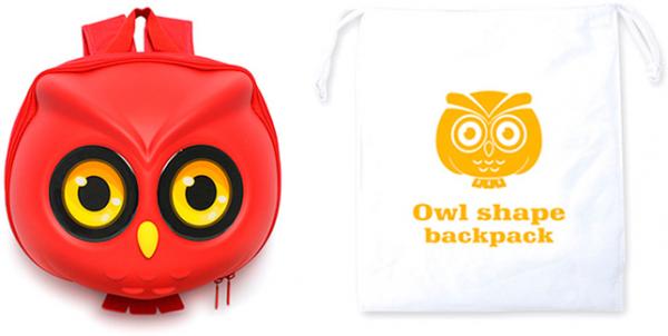 Рюкзак Supercute Сова, красный (SF040-a) - Pampik - 5