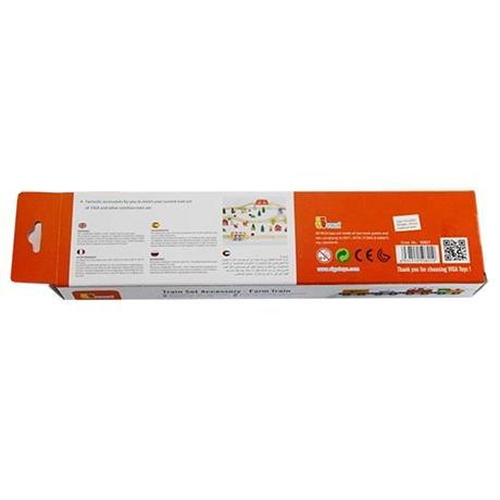 Ігровий набір до залізниці Viga Toys Поїзд-ферма (50821) - Pampik - 3