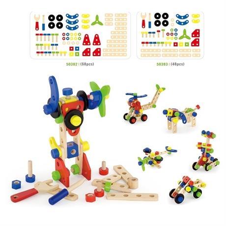 Конструктор Viga Toys, 48 деталей (50383) - Pampik - 2