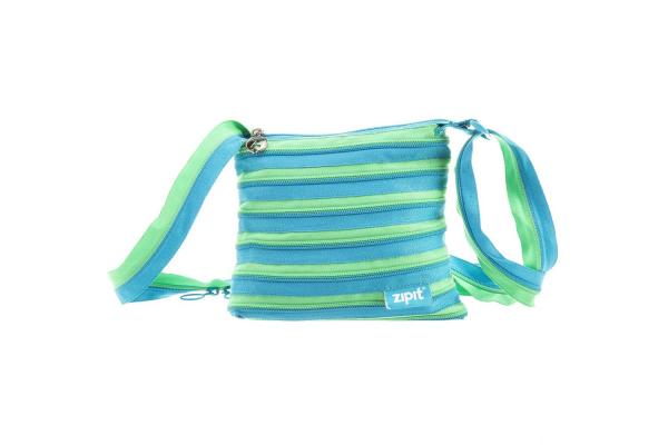 

Сумка Zipit Medium Turquise Blue & Spring Green (ZBD-15, Бирюзовый