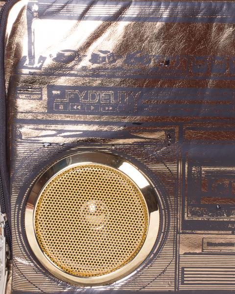 Сумка-холодильник Fydelity Stereobags Cooler, с встроенными колонками, золотой (91203) - Pampik - 4