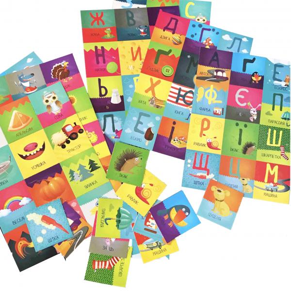 Лото Kidsori Азбука в картинках, український (OLS-19-102) - Pampik - 3