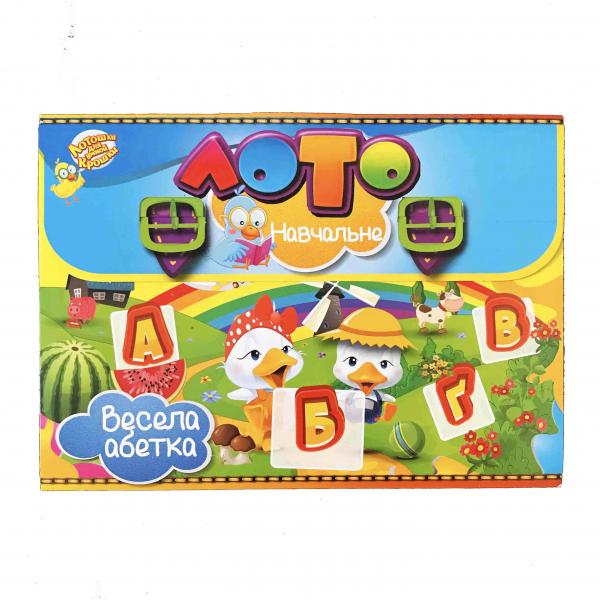 Лото Kidsori Веселая Азбука, украинский (OLS-19-101) - Pampik