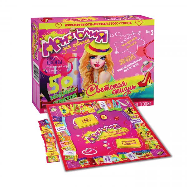 Настільна гра Kidsori Монополія Світське життя (OLS-19-006) - Pampik