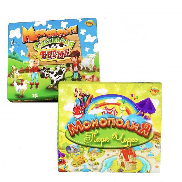 Набір настільних ігор Kidsori 2 в 1 Щаслива ферма і Парк Чудес (OLS-19-553) - Pampik