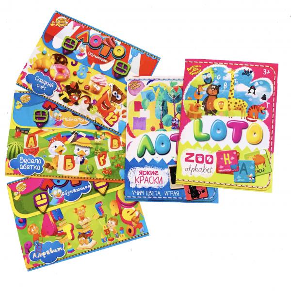 Лото Kidsori 5 в 1 Супер Пак (OLS-19-514) - Pampik