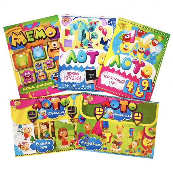 Лото Kidsori 5 в 1 Супер Пак (OLS-19-513) - Pampik