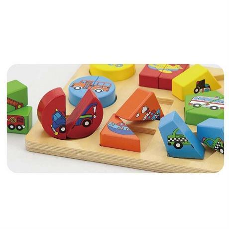 Пазл Viga Toys Форми Транспорт (59586) - Pampik - 3