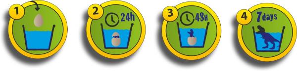 Ігровий набір-сюрприз Ses Creative Діно в яйці (25063S) - Pampik - 3