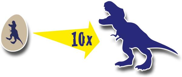 Ігровий набір-сюрприз Ses Creative Діно в яйці (25063S) - Pampik - 4