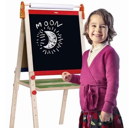 Двосторонній магнітний мольберт Viga Toys (50952) - Pampik - 2