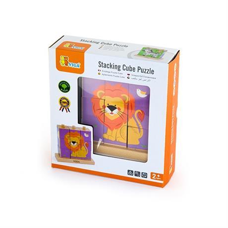 Пазл-кубики Viga Toys Сафарі (50834) - Pampik - 3