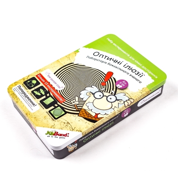 Набір JoyBand Лабораторія божевільного вченого Оптичні ілюзії, укр. мова (207) - Pampik - 2