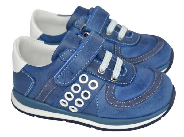 Кроссовки Perlina 53GOLKOJA, кожа, р.27, голубой (874722473) - Pampik - 4