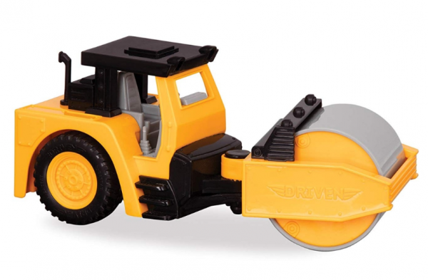 Машинка Driven Micro Каток, жовтий з чорним (WH1015Z) - Pampik - 2