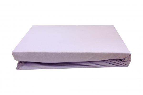 Простыня LightHouse, трикотажная на резинке, 200х90 см, сиреневый (46463) - Pampik - 4