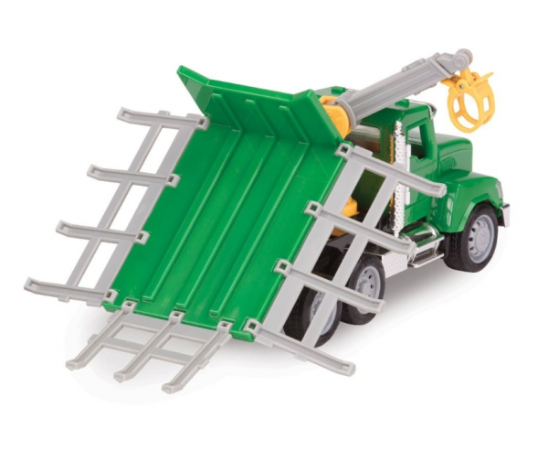 Машинка Driven Micro Лісовоз-навантажувач, зелений з сірим (WH1013Z) - Pampik - 3