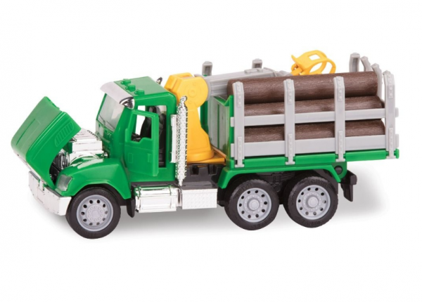 Машинка Driven Micro Лісовоз-навантажувач, зелений з сірим (WH1013Z) - Pampik - 2