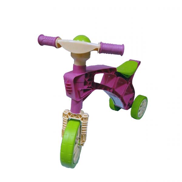 Беговел ТехноК Ролоцикл 3, фиолетовый с зеленым (3220-1) - Pampik
