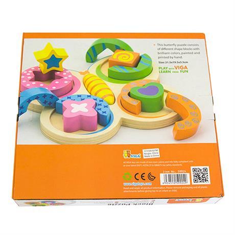 Пазл Viga Toys Метелик (59924) - Pampik - 3