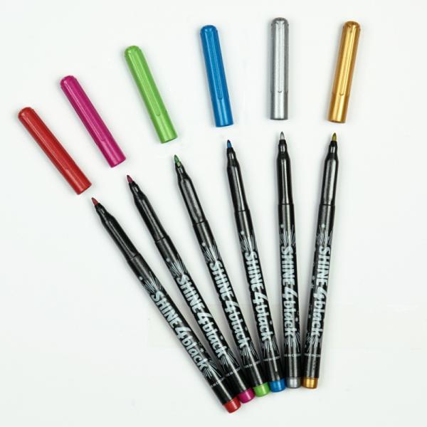 Раскраска на черной бумаге с маркерами Centropen (9390) - Pampik - 5