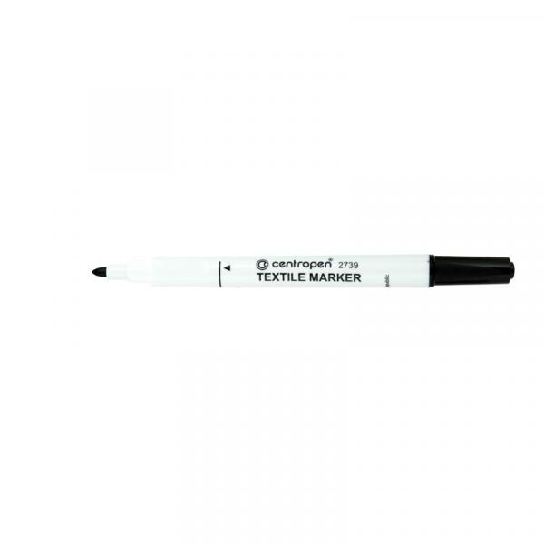 Набір текстильних маркерів Centropen Textile конусоподібних, 1.8 мм, 6 шт. (2739.6) - Pampik - 3