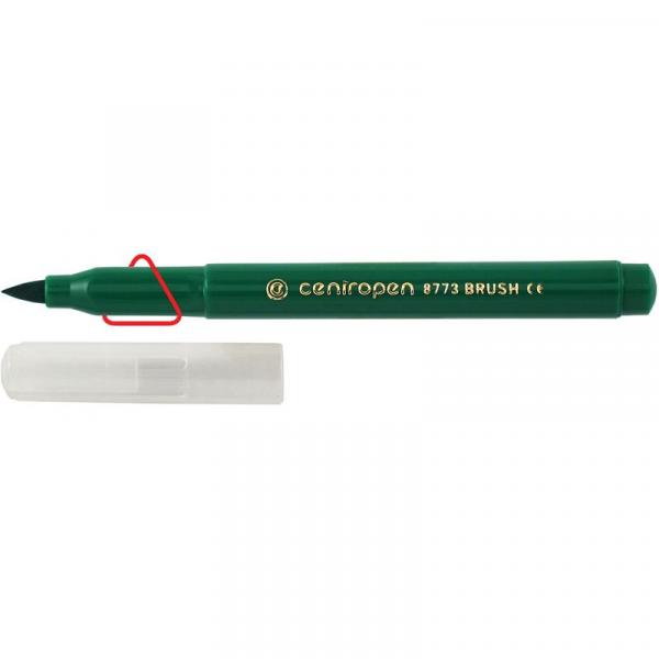 Фломастери Centropen Brush, 8 шт. (8773/08) - Pampik - 2