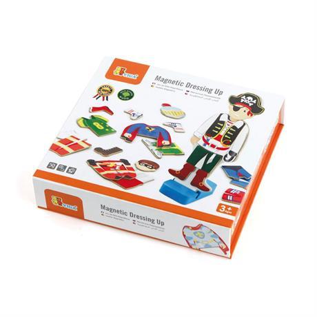 Набор магнитов Viga Toys Гардероб мальчика (50021VG) - Pampik - 3