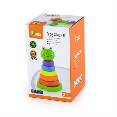 Пірамідка Viga Toys Жаба (50258) - Pampik - 4