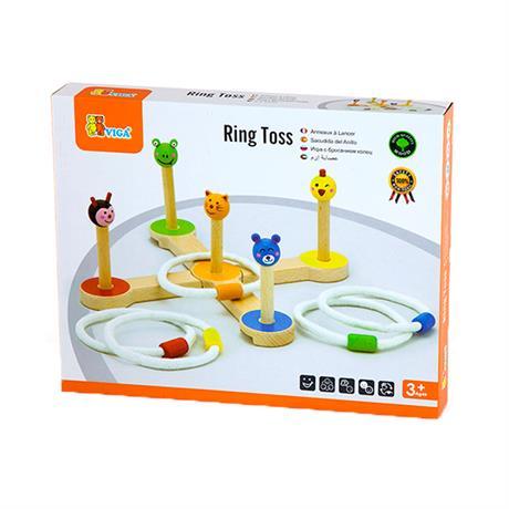 Ігровий набір Viga Toys Кинь кільце (50174) - Pampik - 3