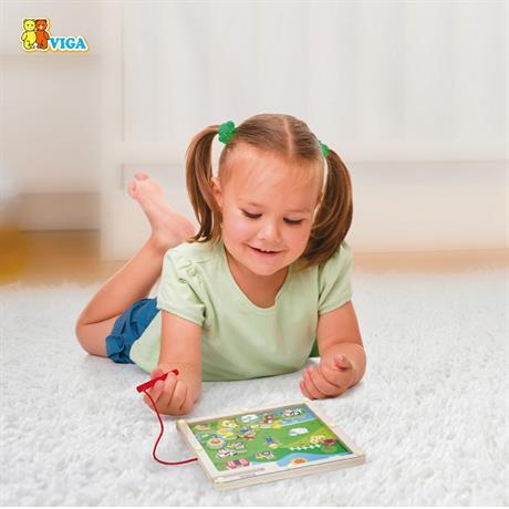 Магнітна гра Viga Toys Ферма (50193) - Pampik - 3