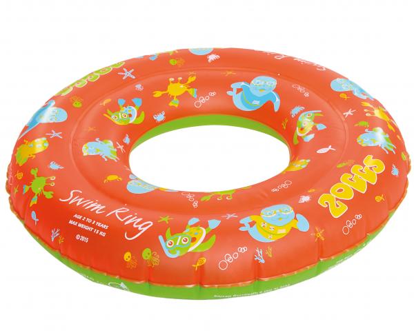 

Надувной круг Zoggs Zoggy Swim Ring, 2-3 года, оранжевый с зеленым (303216