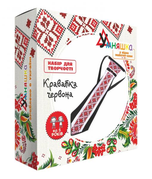 Набор для творчества Умняшка Галстук, красный (НС-005) - Pampik