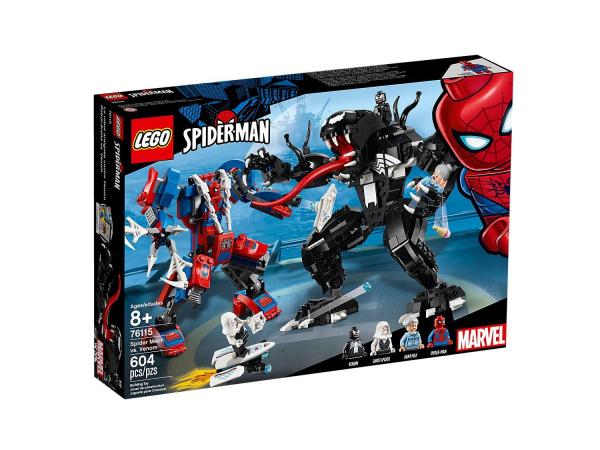 

Конструктор LEGO Super Heroes Marvel Comics Человек-Паук против Венома, 604 детали (76115