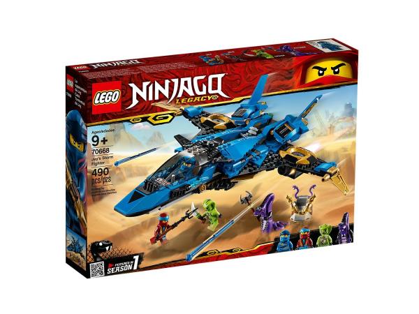 

Конструктор LEGO Ninjago Штормовой истребитель Джея, 490 деталей (70668