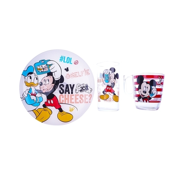 

Набор посуды Luminarc Disney Party Mickey, 3 прибора (L4871