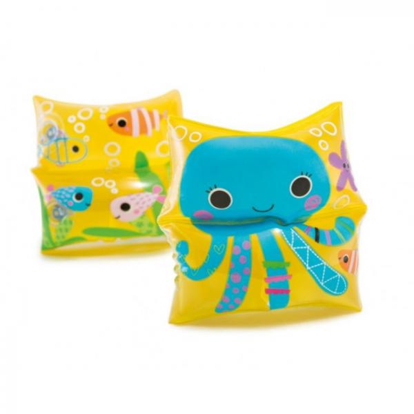 Нарукавники для плавания Intex, желтый (21191) - Pampik