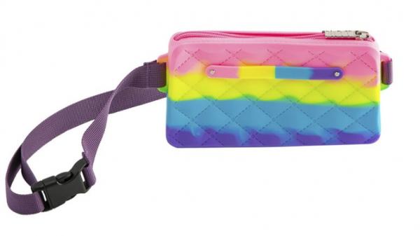 Клатч силіконовий на пояс Tinto, блакитний з жовтим (PB88.11) - Pampik